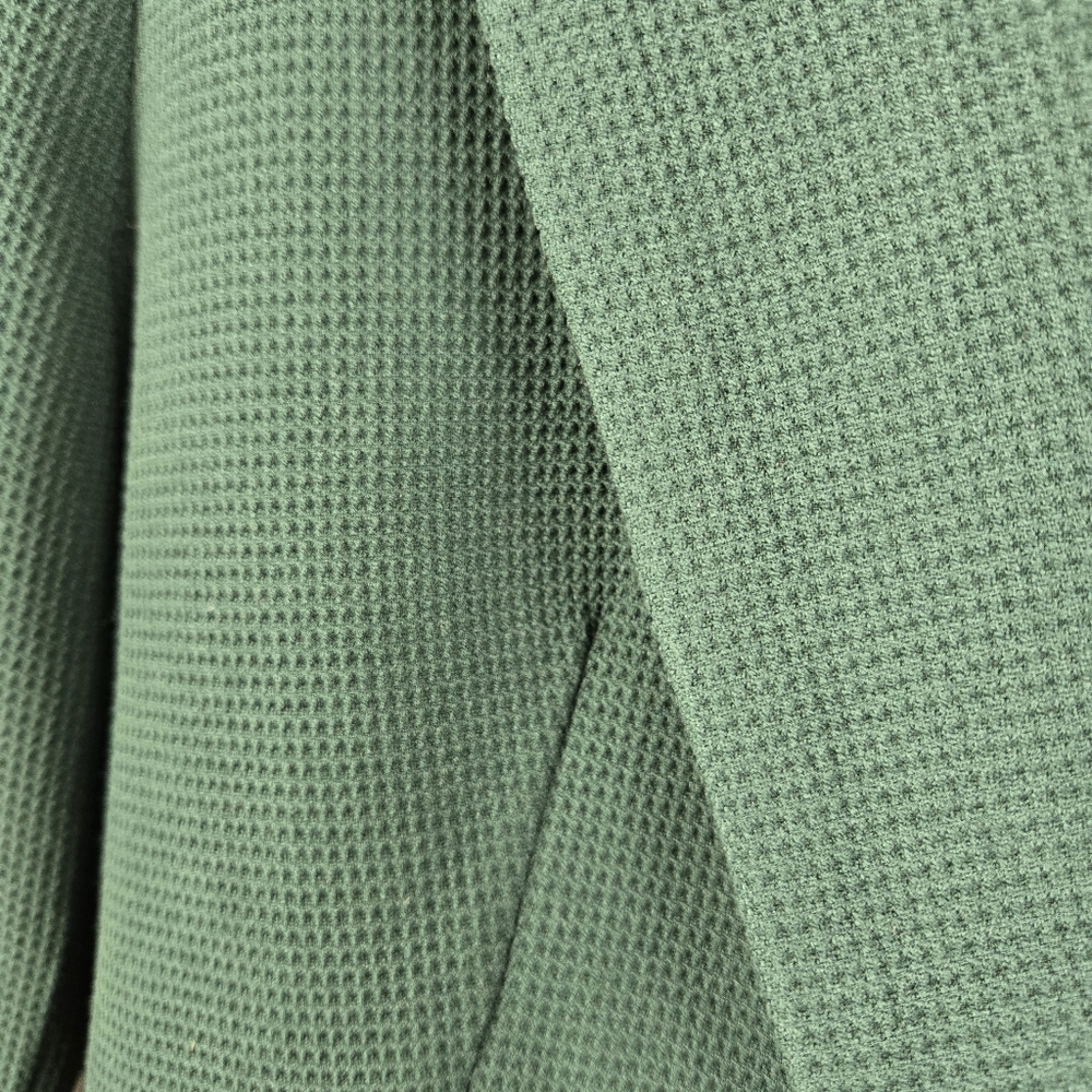 Philosophy Womens Size 6 Green Waffle Knit Celestial Print Lined Blazer Jacket - Picture 4 of 13